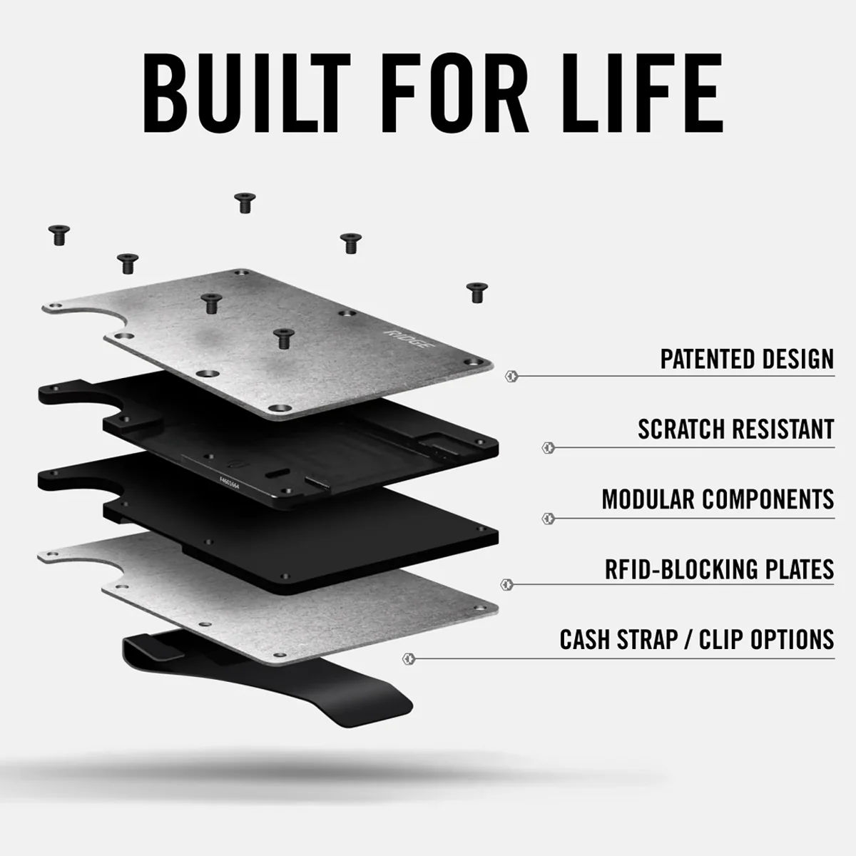 Carbon Fiber Wallet with Cash Strap - Image 8