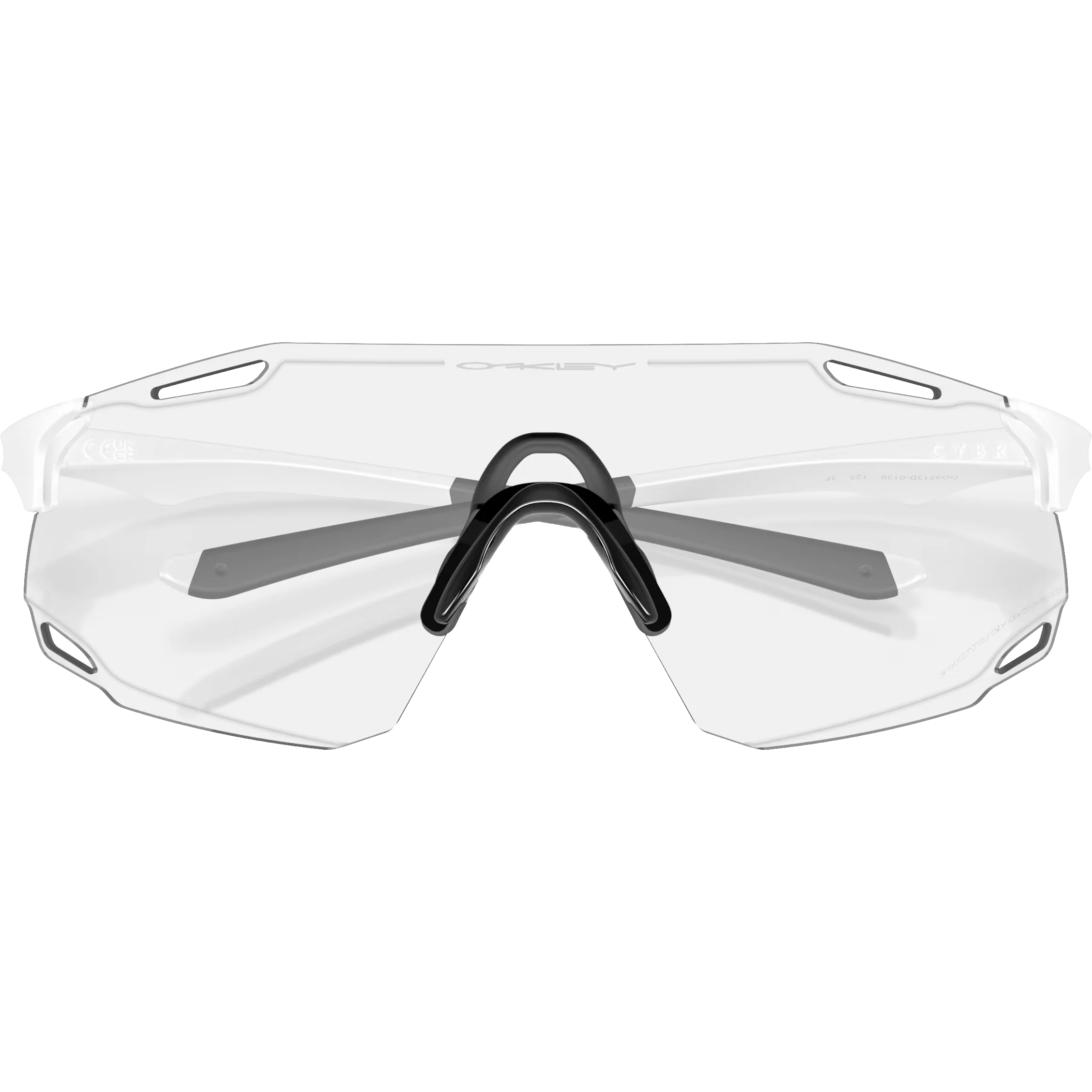 Cybr Dyno - Matte White/Clear to Black Iridium Photochromic - Image 9