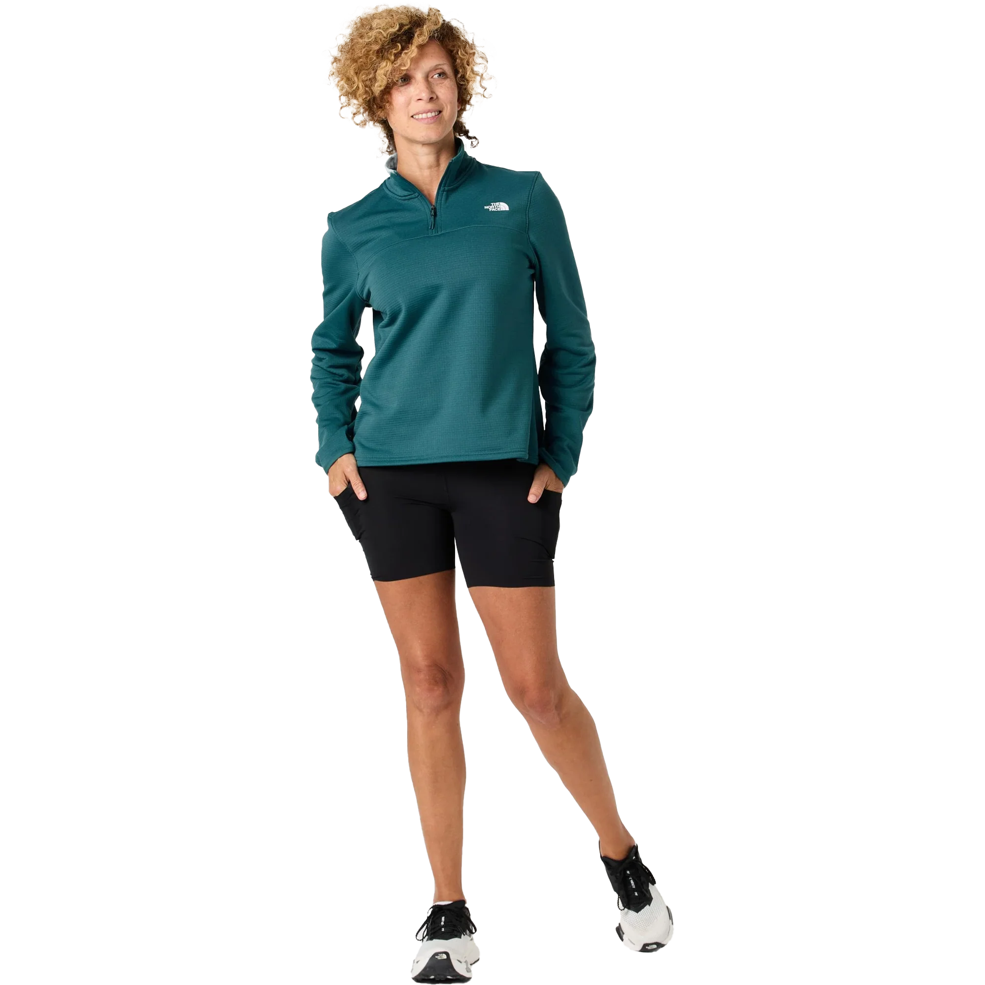 Women's Cedar Trail Grid Fleece 1/4 Zip Jacket - Image 2
