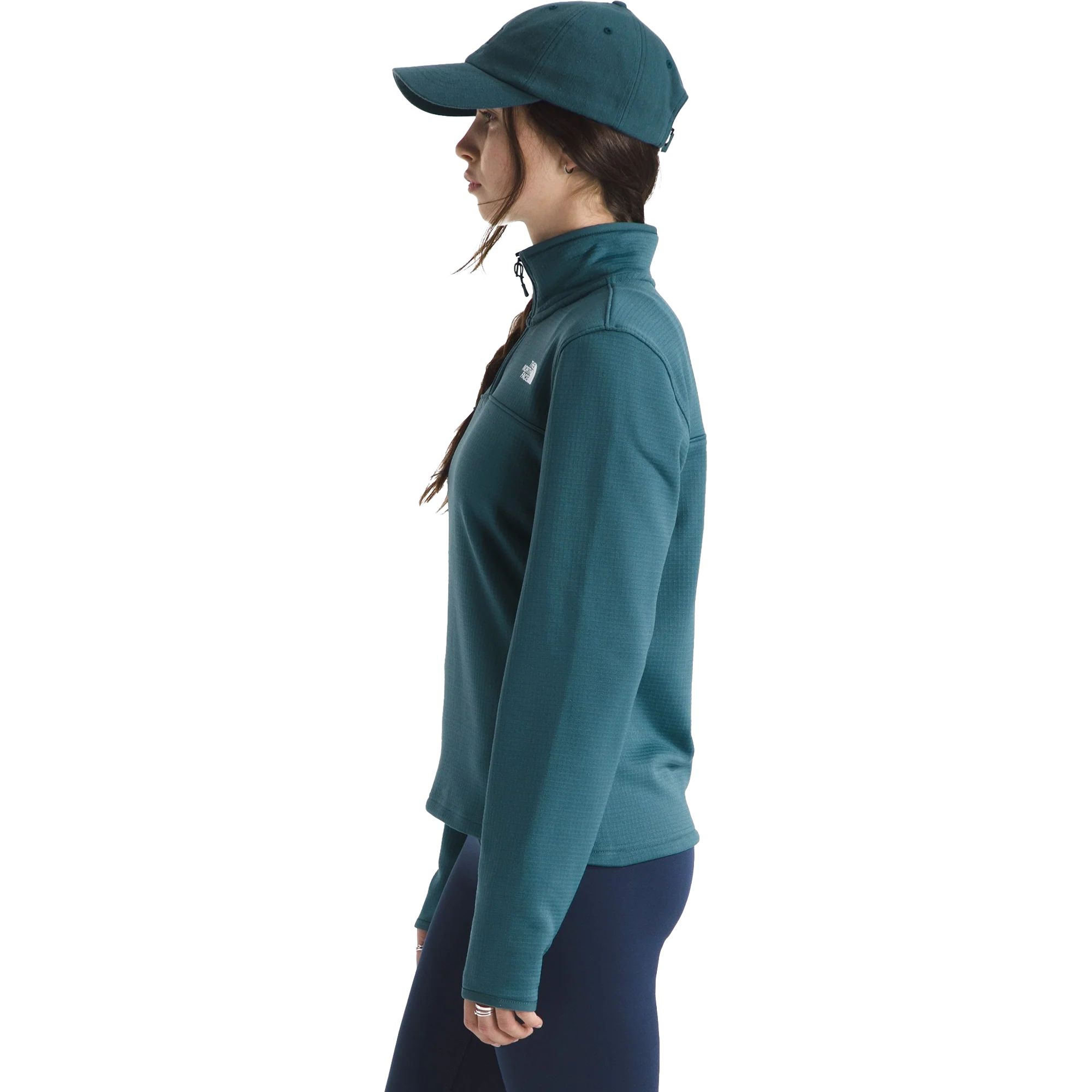 Women's Cedar Trail Grid Fleece 1/4 Zip Jacket - Image 3