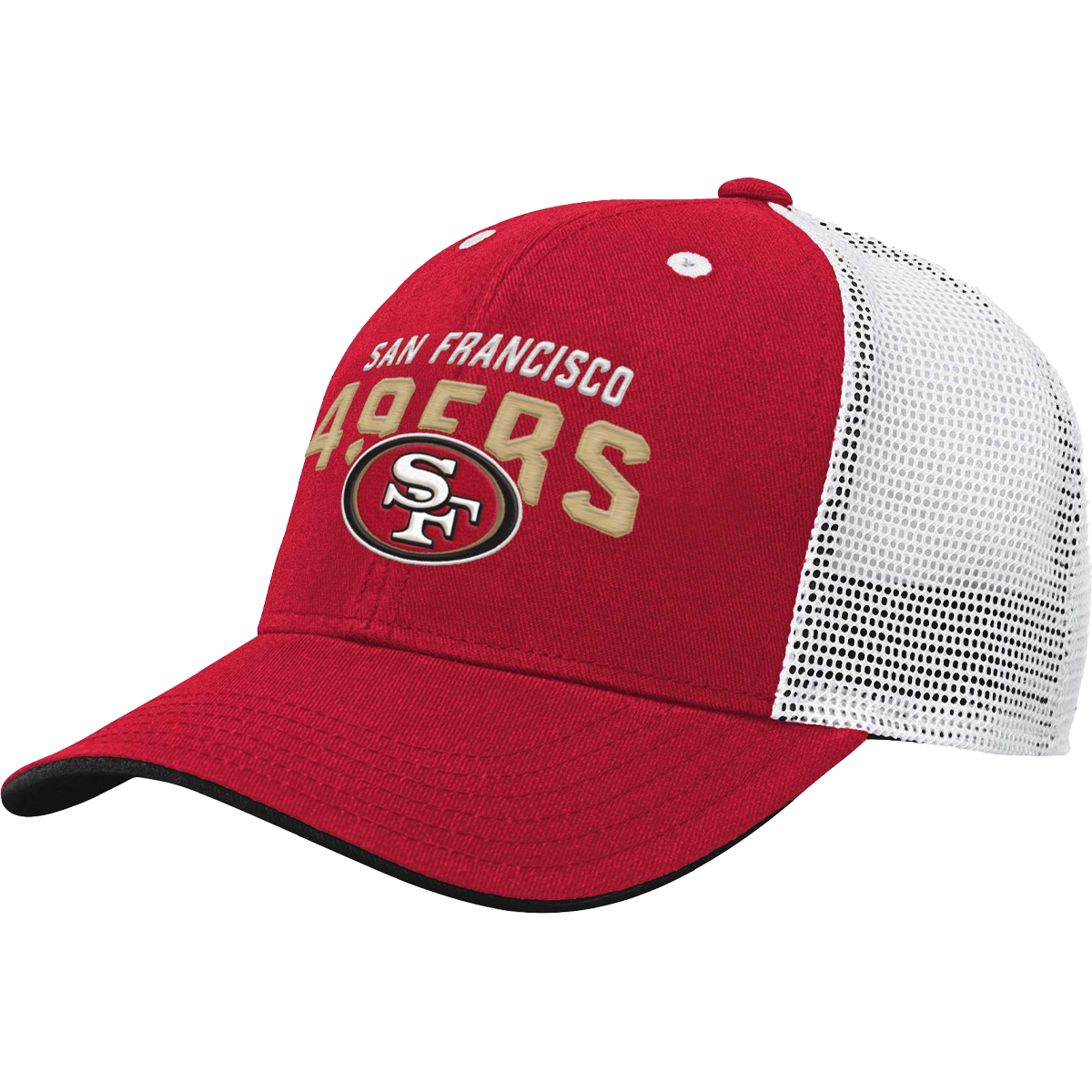 Youth 49ers Core Lockup Meshback Adjustable Hat